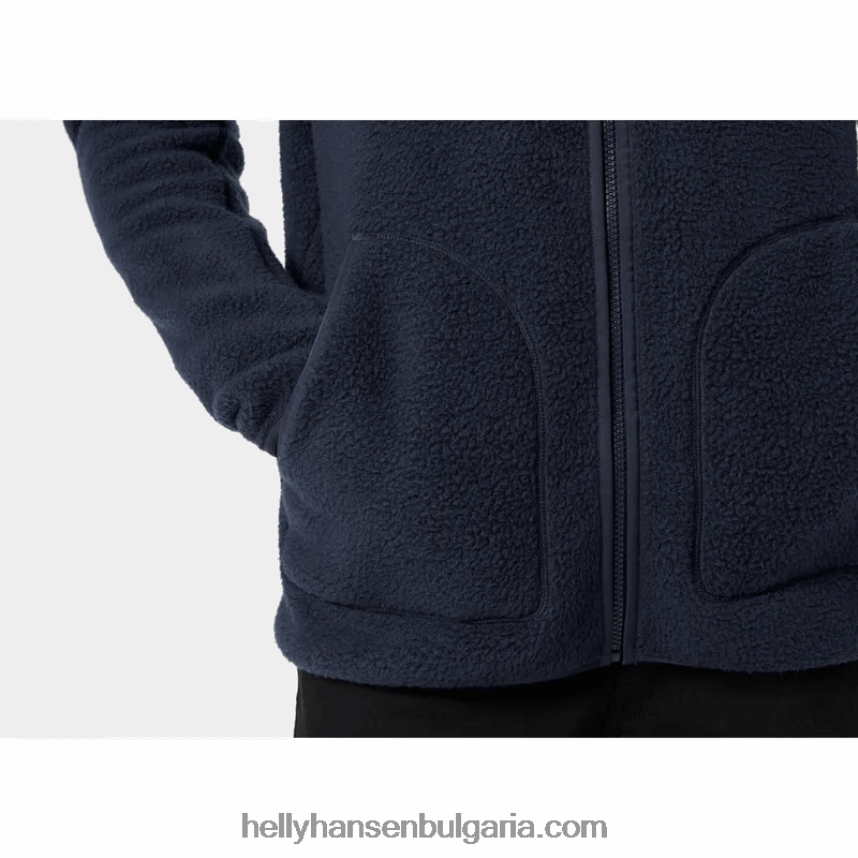 мъже мъжко панорамно поларено яке 80V22D313 военноморски флот Helly-Hansen