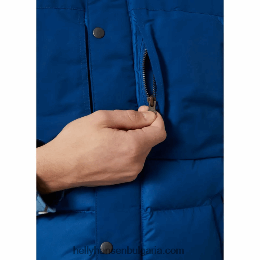 мъже мъжка пухена жилетка isfjord 80V22D304 дълбок фиорд Helly-Hansen
