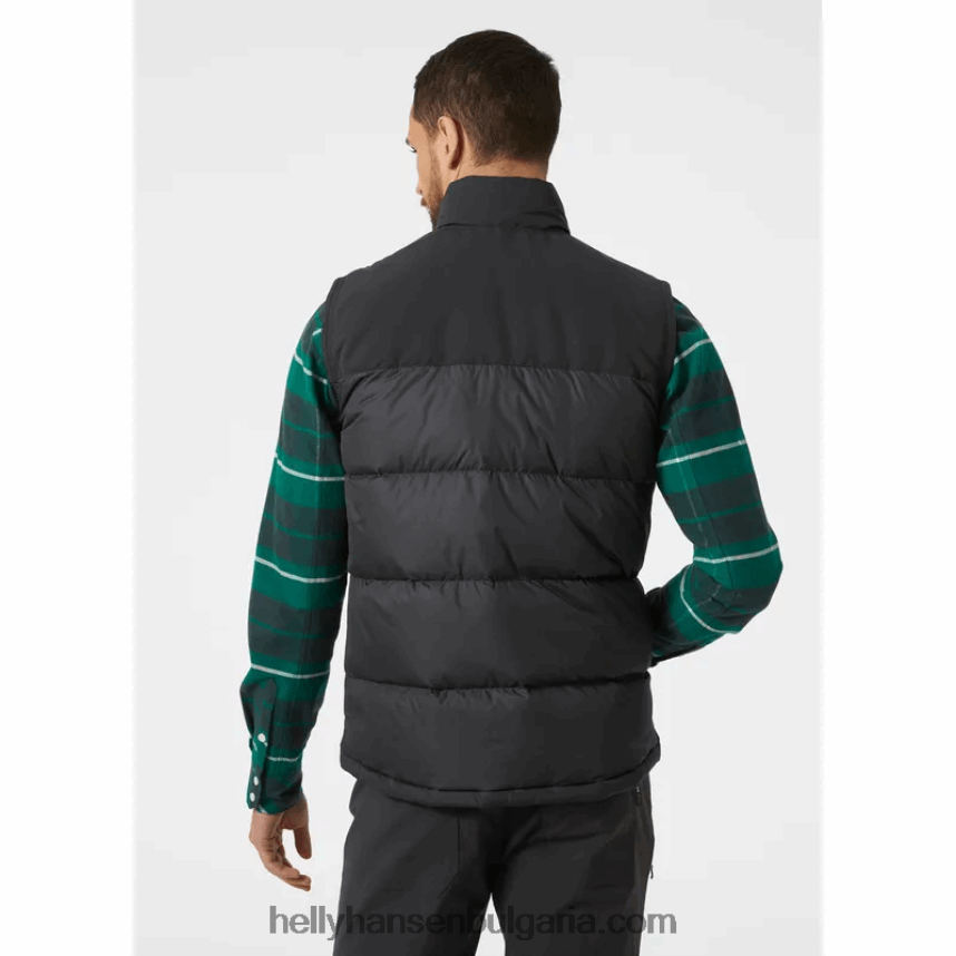 мъже мъжка пухена жилетка isfjord 80V22D305 абанос Helly-Hansen
