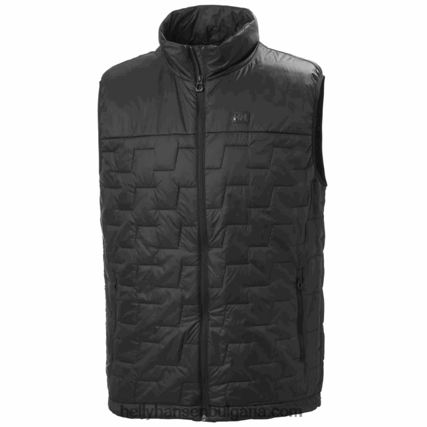мъже мъжка изолираща жилетка lifaloft 80V22D303 черен Helly-Hansen